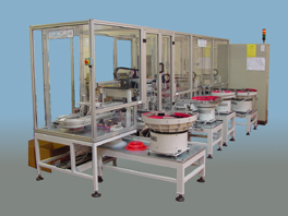 automatic assembly machine platen transfer system